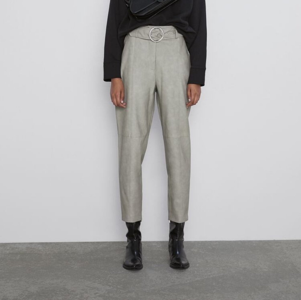 Zara Faux Leather Pants